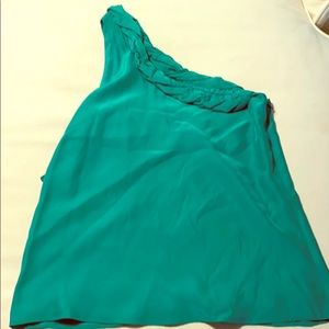 Christopher Deane Size 2 One Shoulder Blouse